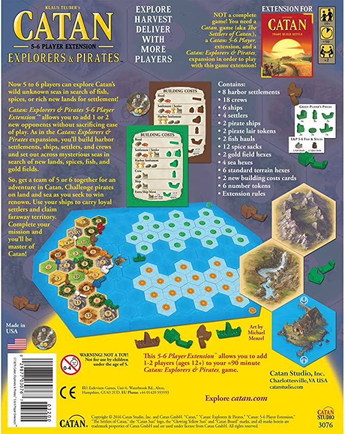 EXPLORERS & PIRATES 5-6 Player Extension