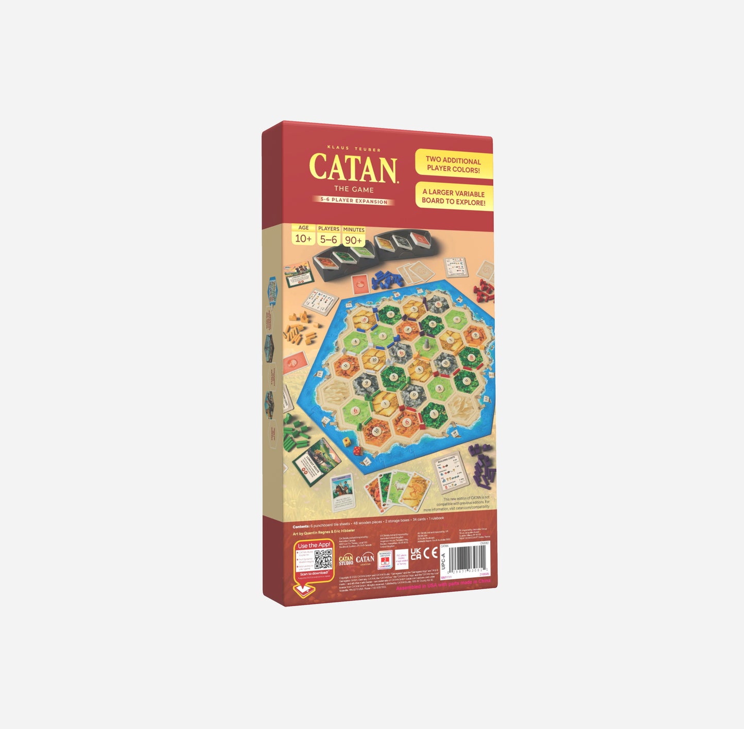 CATAN 6th Edition - The Game 5-6 Player Expansion