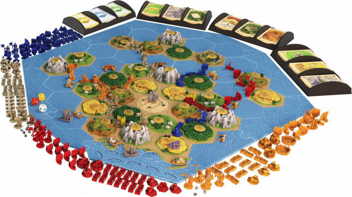 CATAN 3D EDITION SEAFARERS AND CITIES AND KNIGHTS EXPANSION
