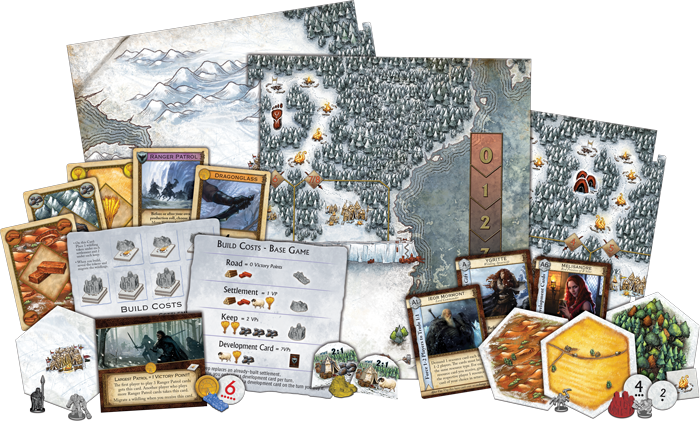 A GAME OF THRONES CATAN - BROTHERHOOD OF THE WATCH