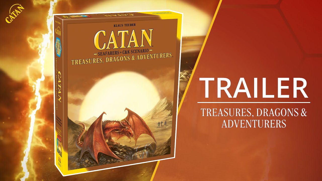 Load video: CATAN - Treasures, Dragons and Adventurers Trailer