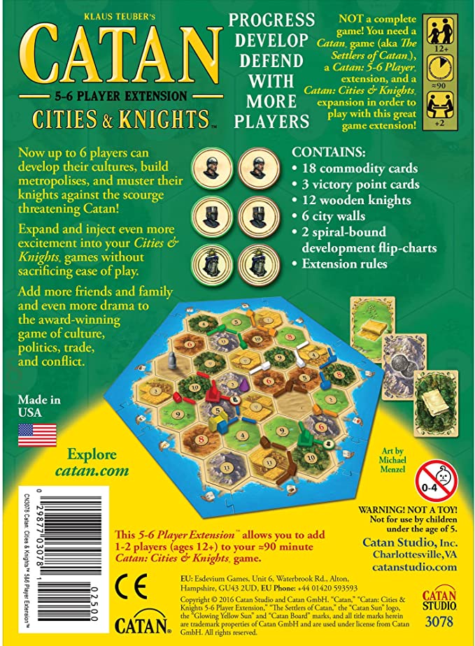 CITIES & KNIGHTS 5-6 Player Extension